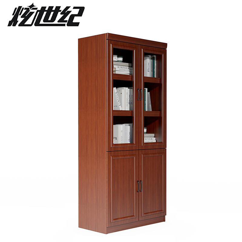 炫世紀(jì)木質(zhì)二門(mén)書(shū)柜830*420*2000 AH017 個(gè)